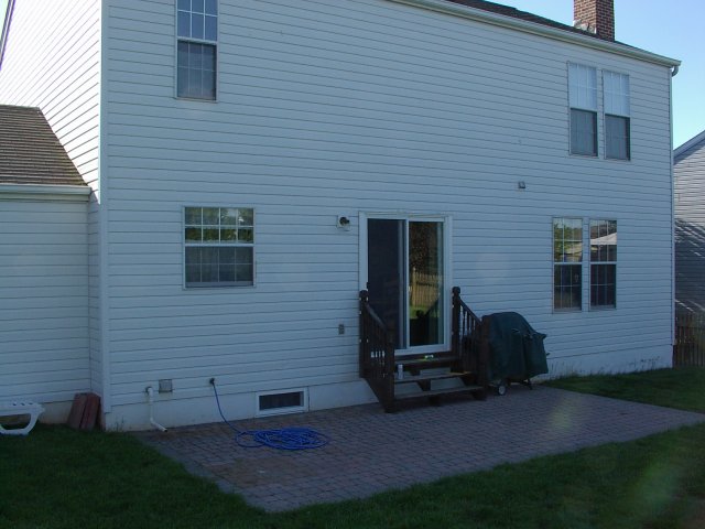 Home before new deck and roof